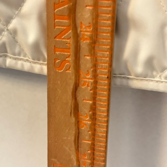 LL BEAN L Riding equestrian white quilted polyester woman gorpcore outdoor vest - Picture 9 of 11